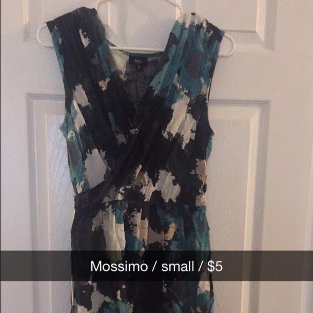 Merona blue tie dyed Dress from target